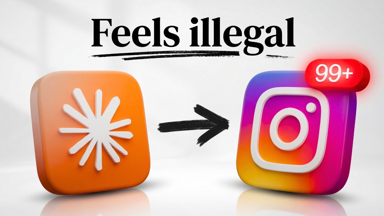 Instagram carousel examples created with a Claude workflow